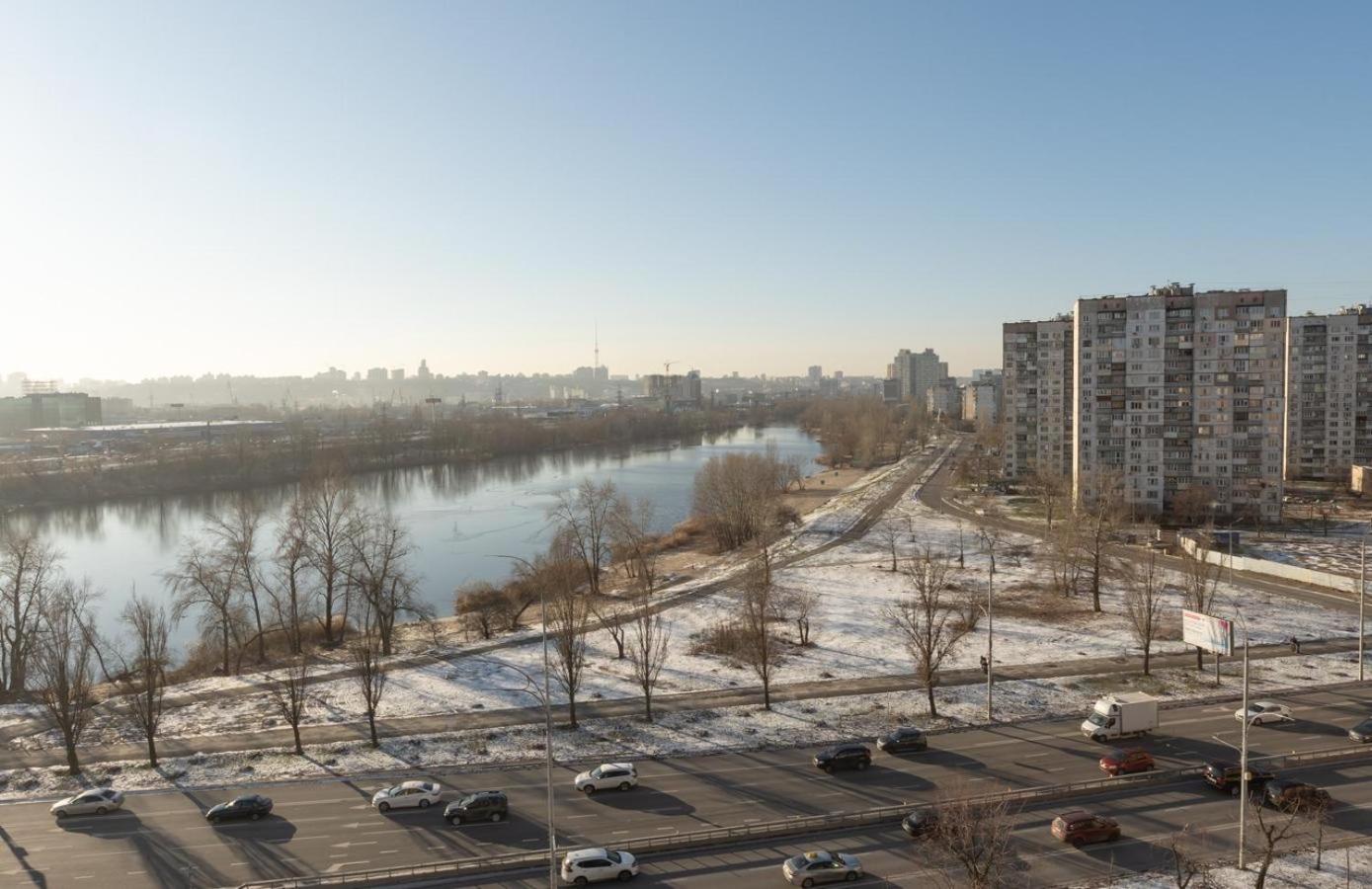 Apartment Obolon Natalka Park Kiew Exterior foto