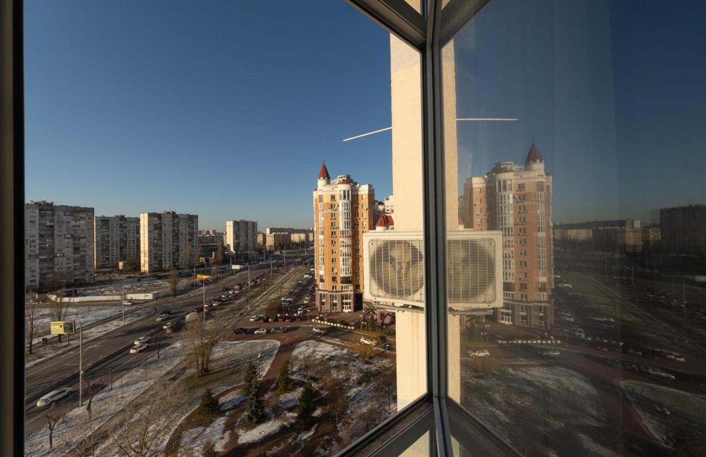 Apartment Obolon Natalka Park Kiew Exterior foto